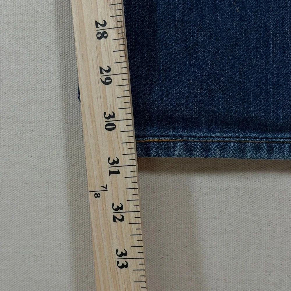 Vintage True Religion Mens Studded Leather Trim Jeans USA Made Size 36x30.5 y2K